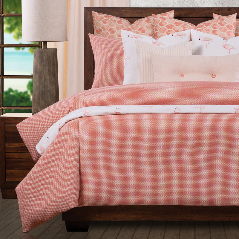 coral duvet cover